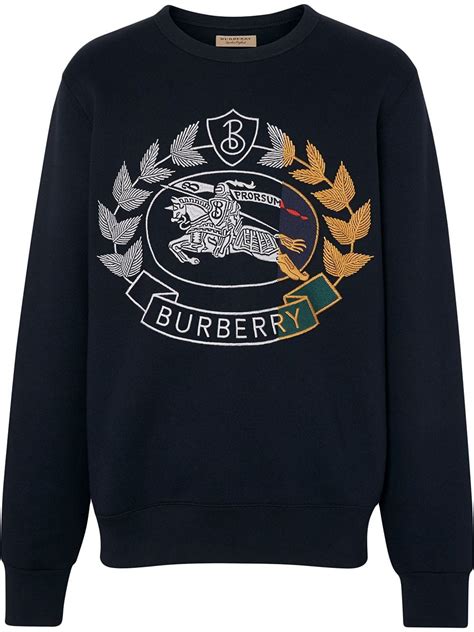 burberry munstone sweatshirt|Burberry crest sweatshirt.